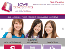 Tablet Screenshot of drdavidlowe.com